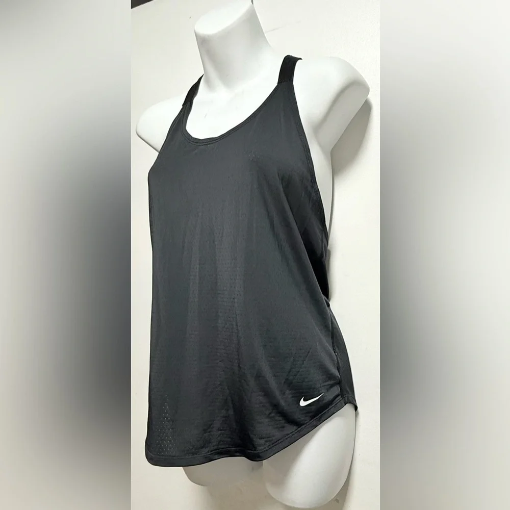 Nike Black 'Just Do It' Racerback Tank Size XS